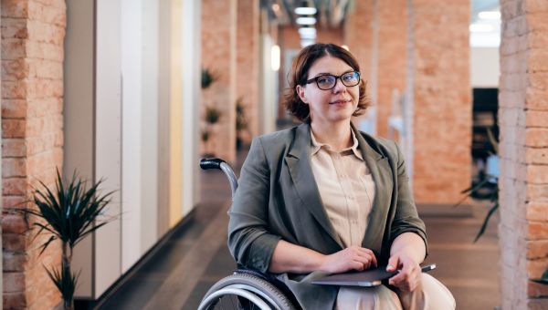 female entrepreneur in wheelchair